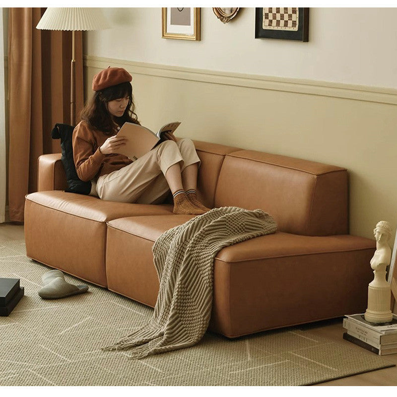 ソファ 3人掛け/4人掛け PUレザー ローソファ ソファー ヴィンテージ