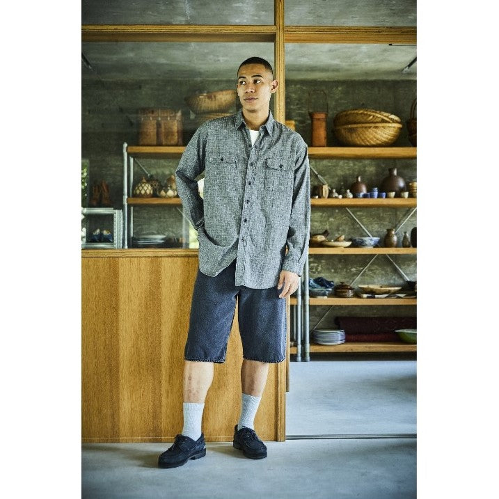 orslow / RELAX FIT WORK SHIRT BLACK CHECK – CASDAY / キャスデイ