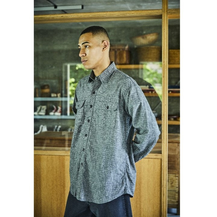 orslow / RELAX FIT WORK SHIRT BLACK CHECK – CASDAY / キャスデイ