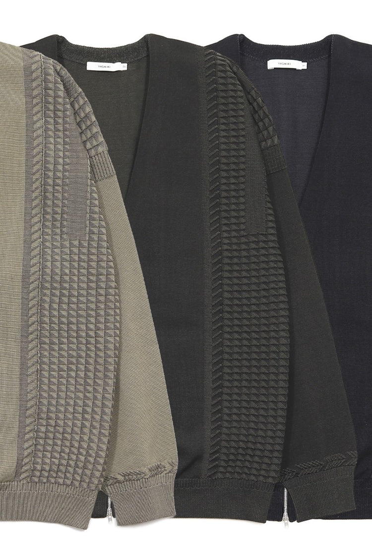 YASHIKI YSK-25AW-KN04 Hakuhyo Zip Cardigan – CASDAY / キャスデイ