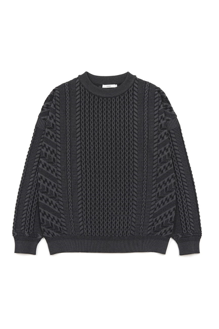YASHIKI YSK-25AW-KN03 Fubuki Knit BLACK – CASDAY / キャスデイ