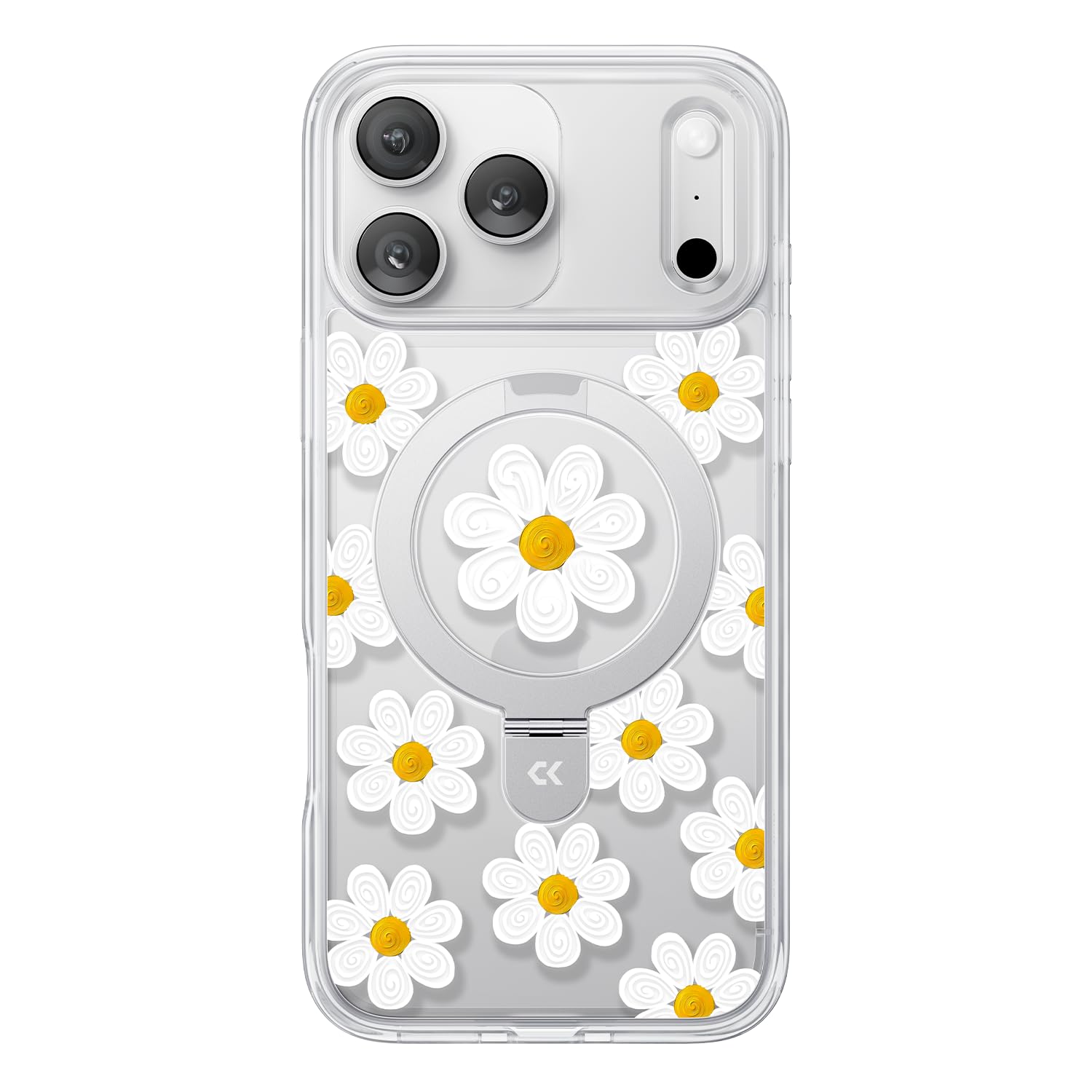 Floral Daisy Magnetic Stand Phone Case for iPhone – CASEKOO