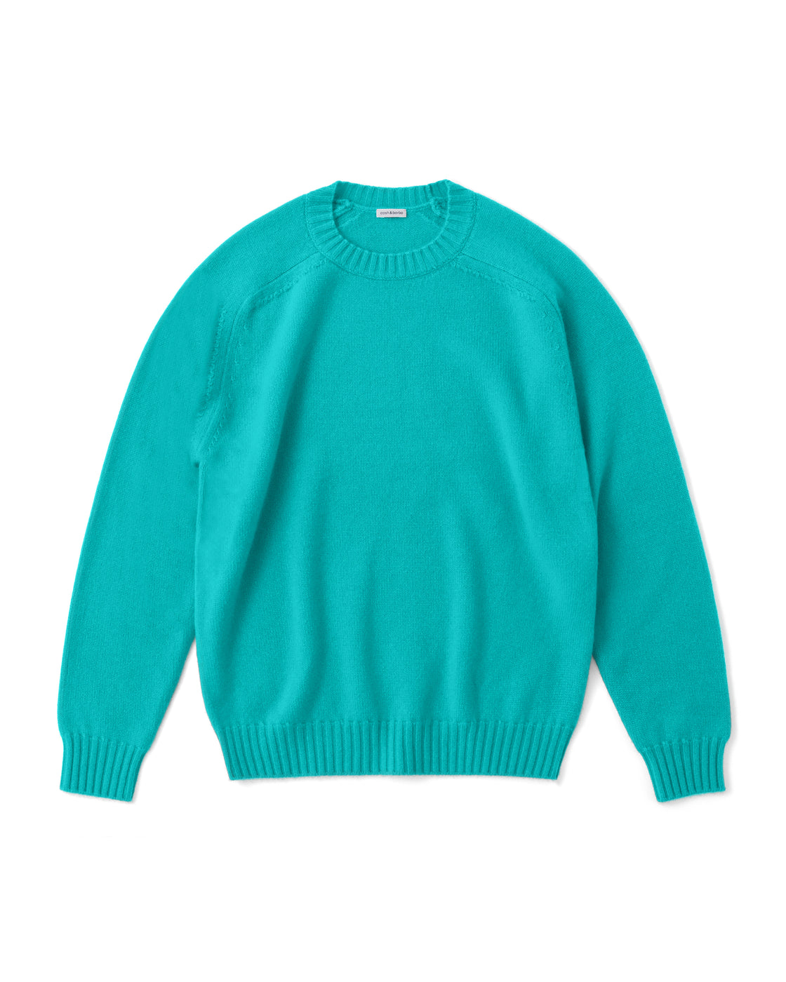 キャッシュベイビー クルーネック ニット, T Blue – cash & barba