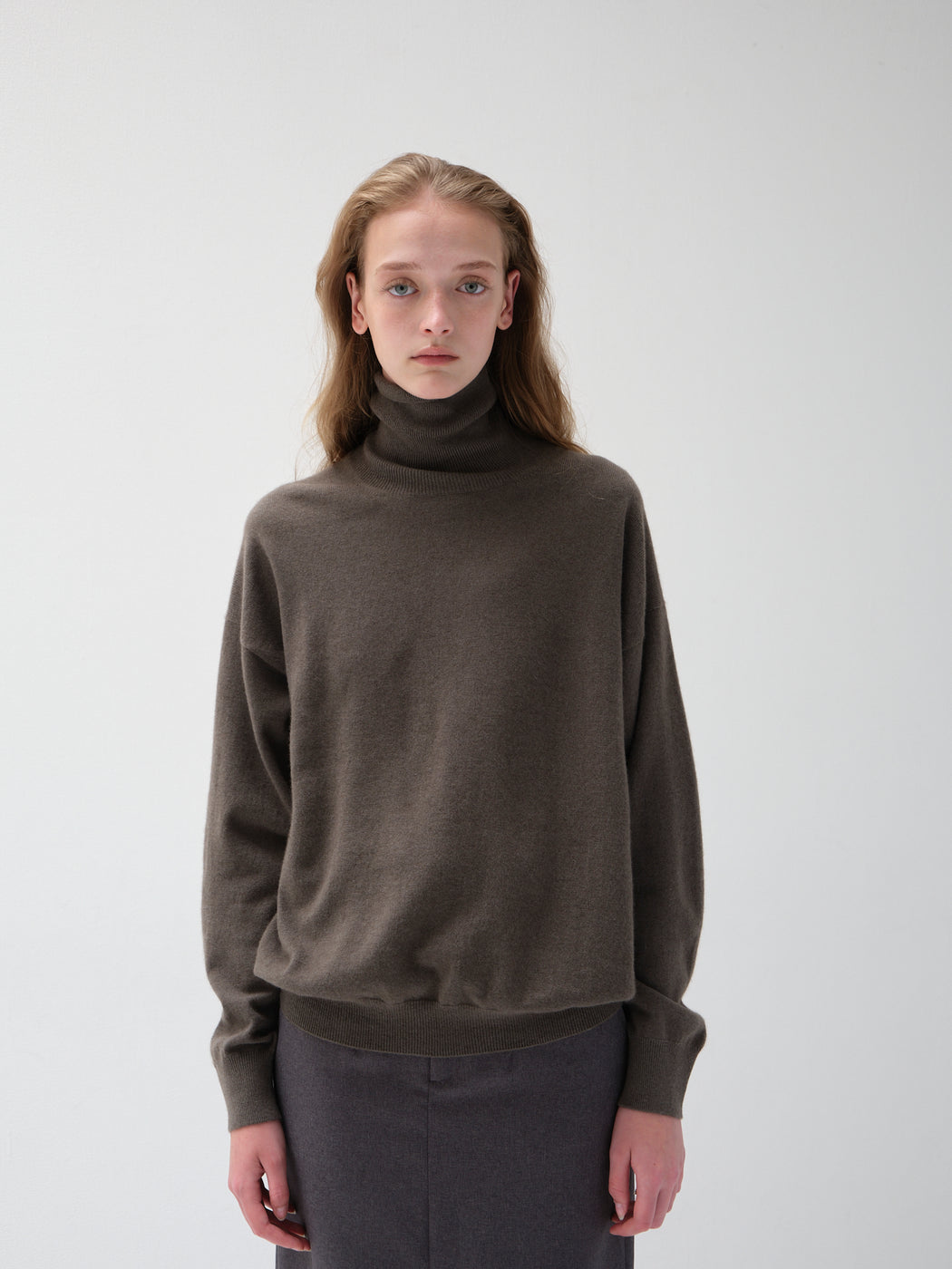 モンゴリアンカシミヤ タートルネック, Sage Green – cash & barba