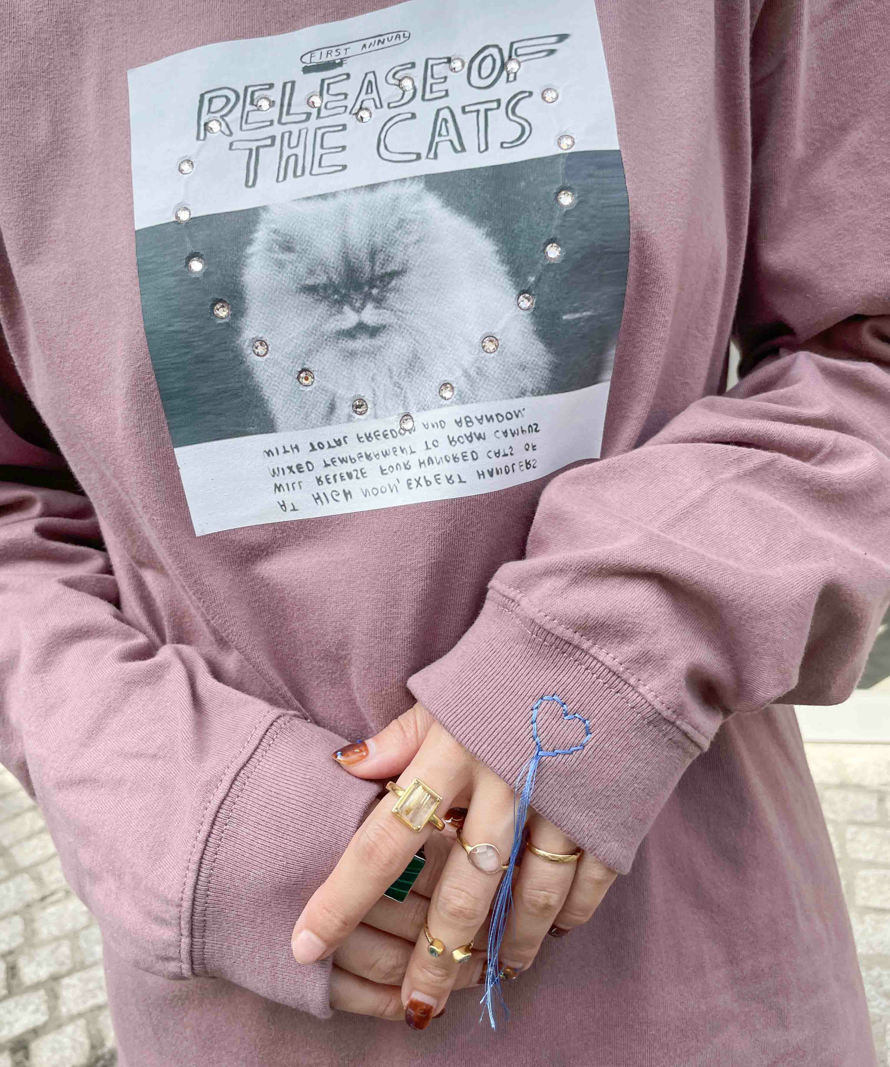 HEY! Mrs ROSE(ヘイ！ミセスローズ)HOTFIXロンT | CASSELINI ONLINE SHOP