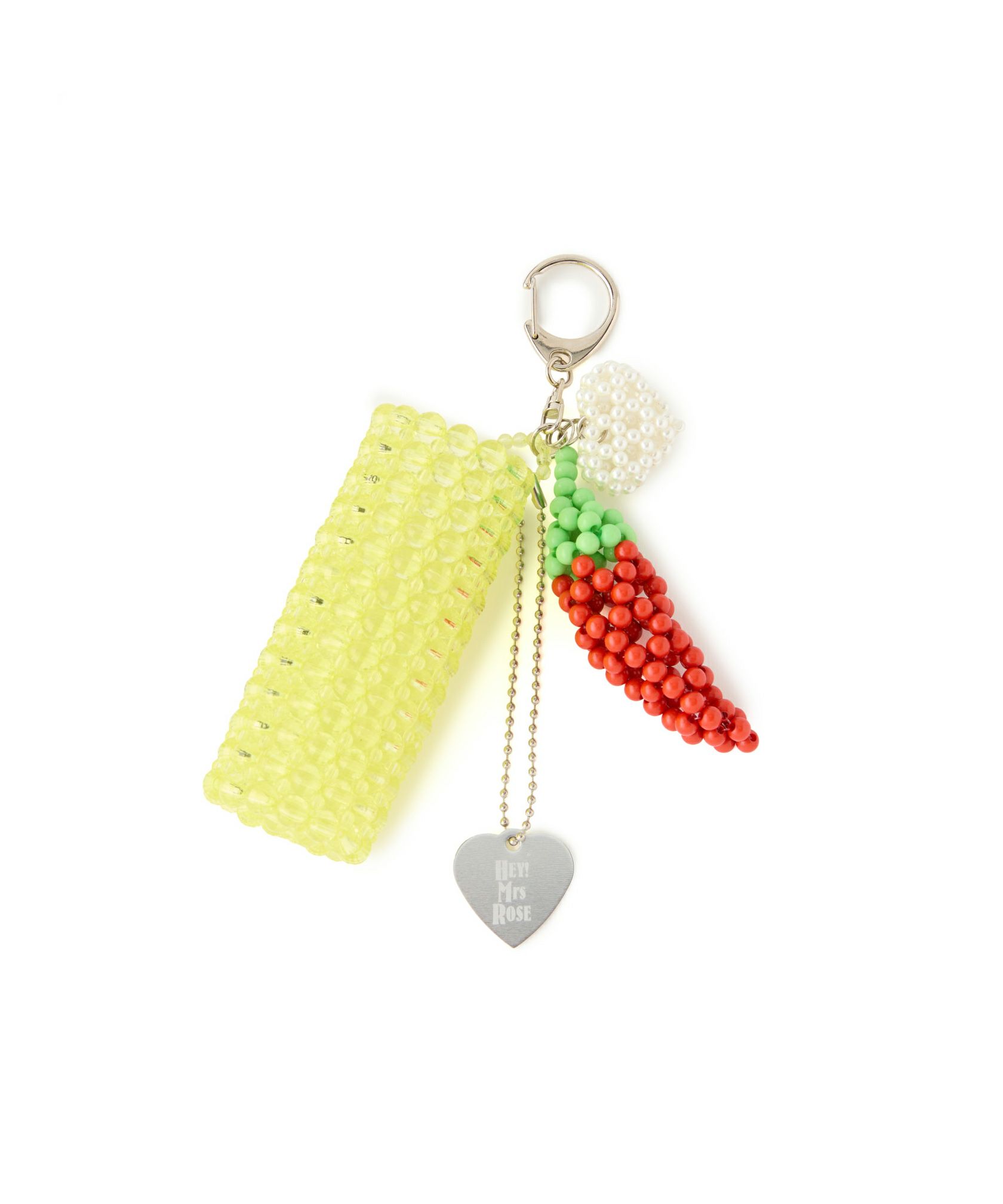 HEY! Mrs ROSE(ヘイ！ミセスローズ)Beads Lip KeyCharm | CASSELINI