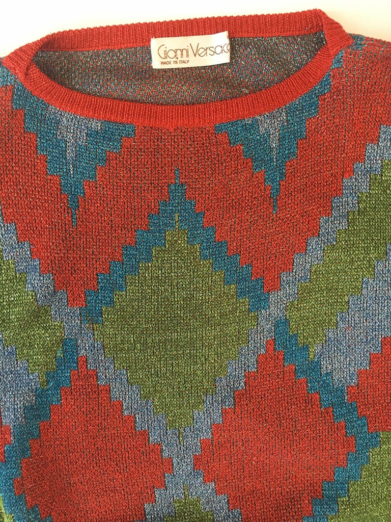Gianni Versace 1980's Knit Sweater – catwalk