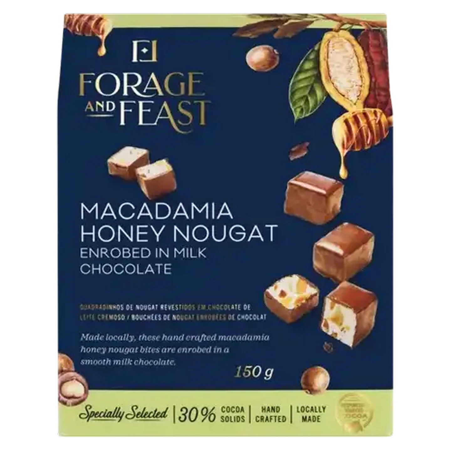 Checkers Sixty60 | Forage And Feast Macadamia Honey Nougat 150g