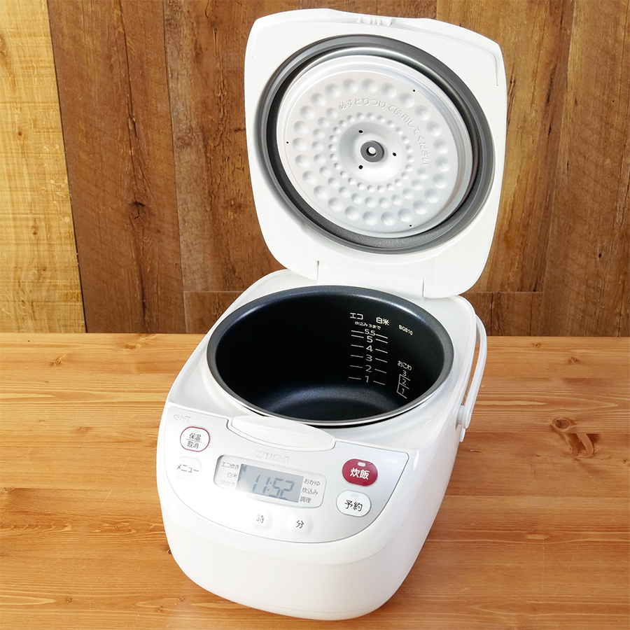 炊きたて 炊飯器 ホワイト 5.5合 タイガー JBH-G102 : Bサプライズ