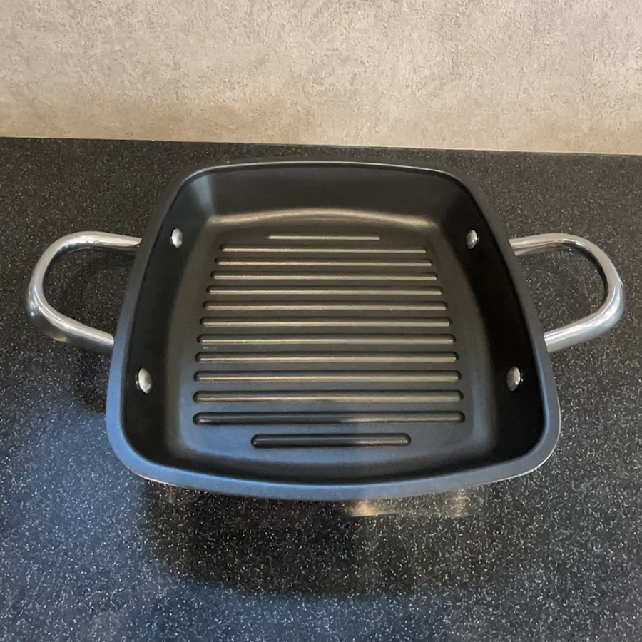 MEYER（マイヤー） スクエアグリルパン 24cm RED [ IH/ガス対応