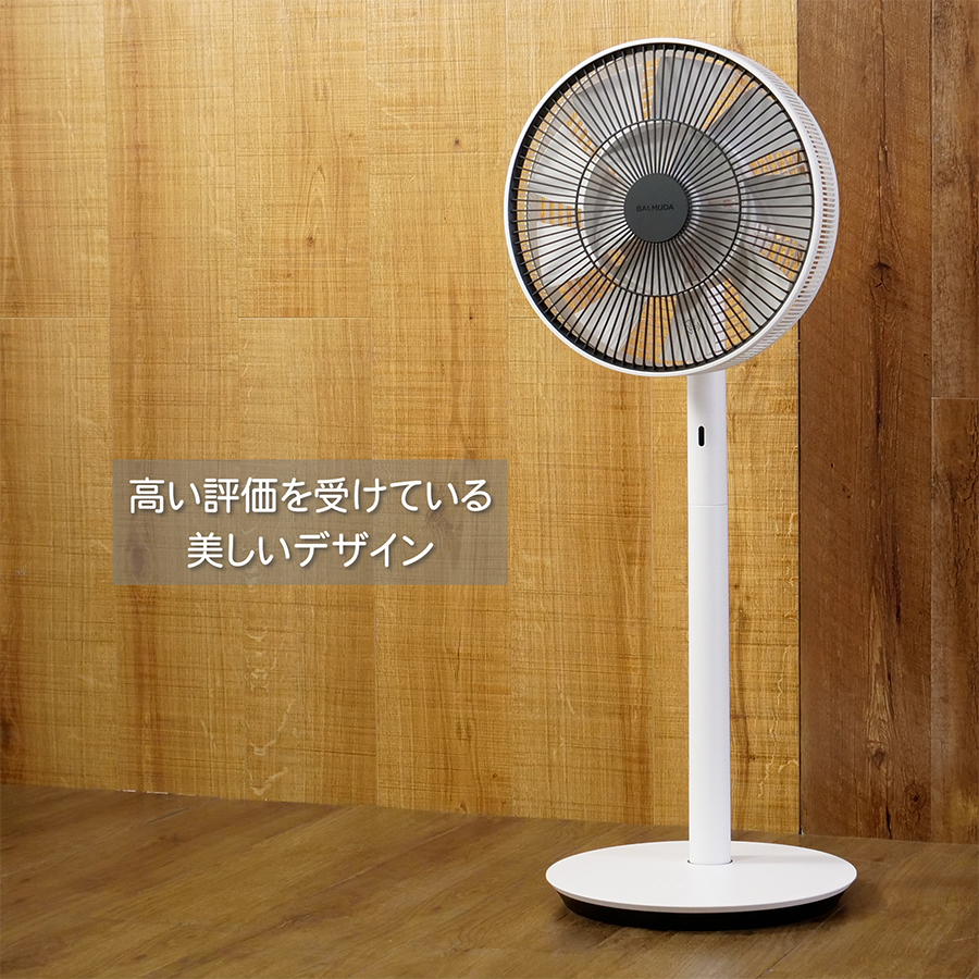 The GreenFan 扇風機 ブラック×ダークグレー EGF-1800-DK 正規品 日本
