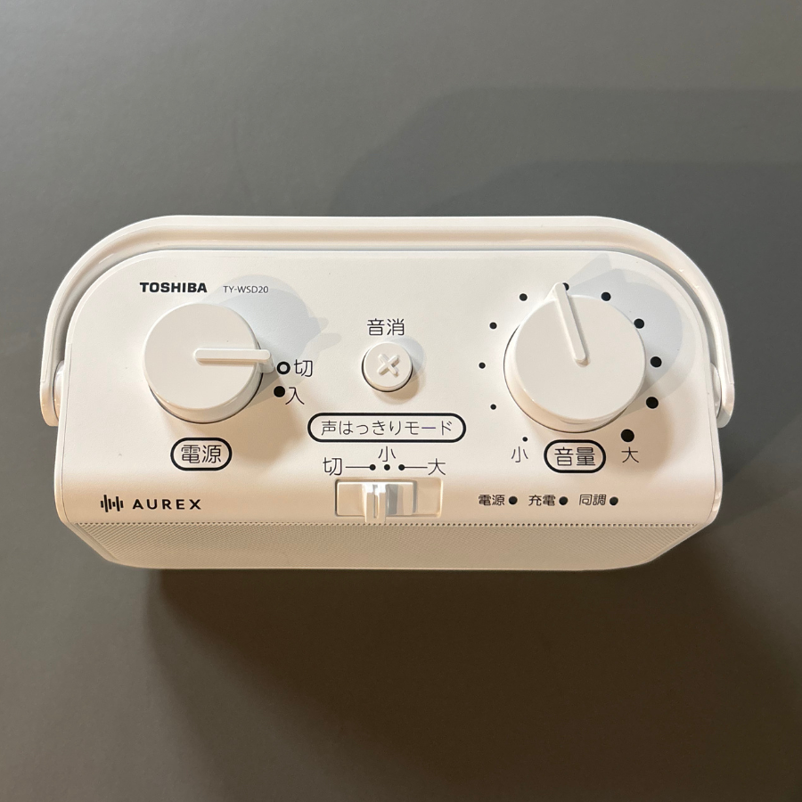 TOSHIBA（東芝） AUREX テレビ用ワイヤレススピーカー TY-WSD20(W