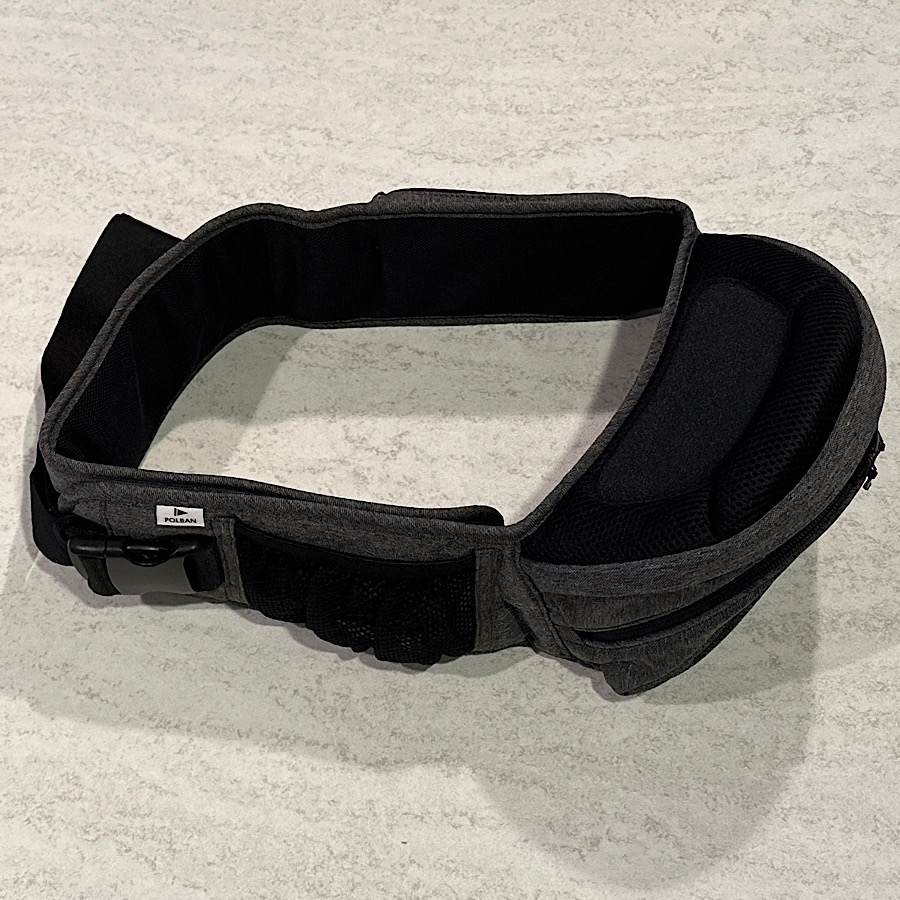 ポルバン アドバンス ヒップシート リップストップブラック 抱っこひも