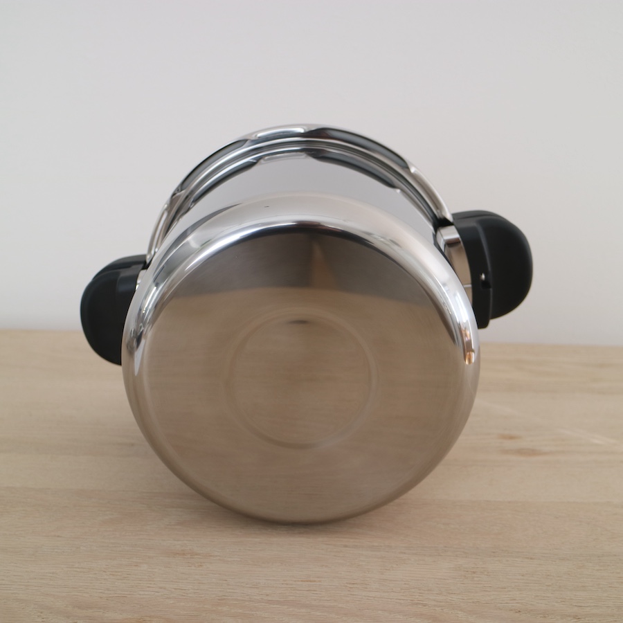 ワンダーシェフ プロミドル 業務用 両手圧力鍋 8L (NMDA80) : トップ