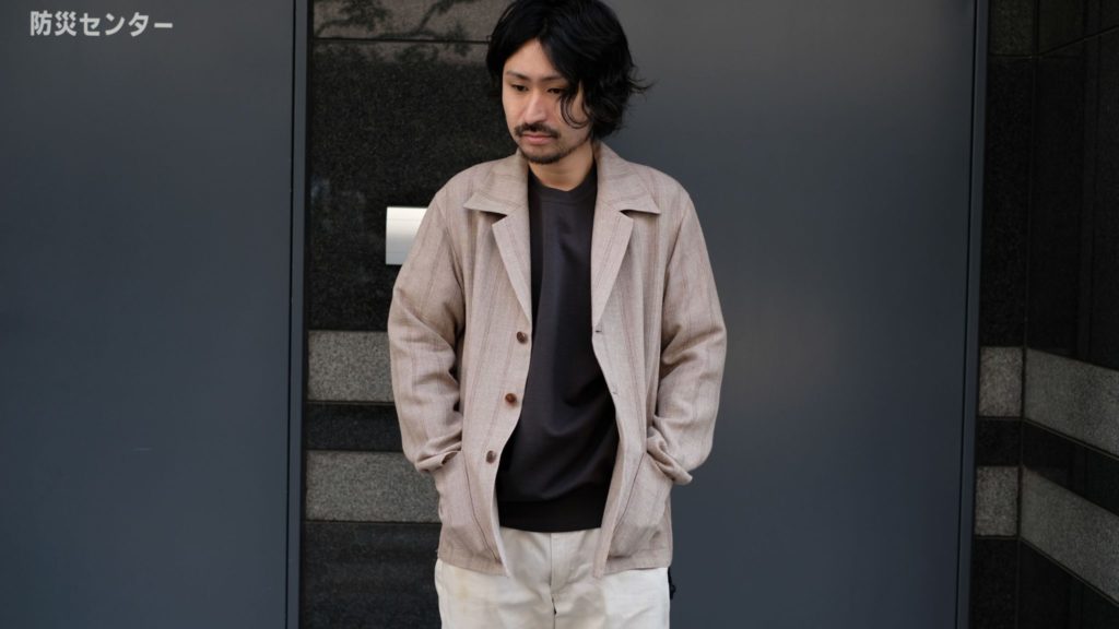 LINEN WOOL SILK SHARK SKIN SHIRTS JACKET (AURALEE) | CATHEDRAL