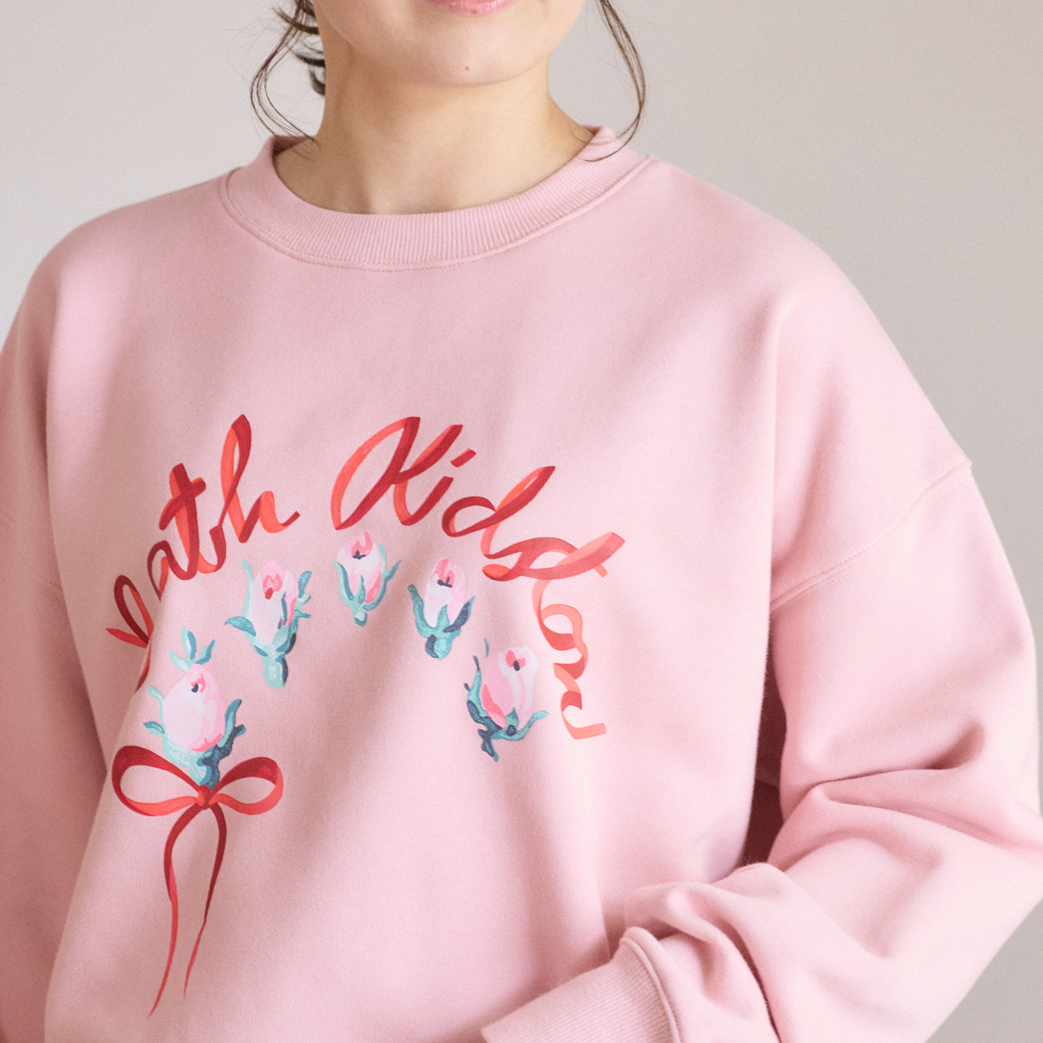 裏起毛スウェットトップス Ribbon Floral | Cath Kidston 日本公式