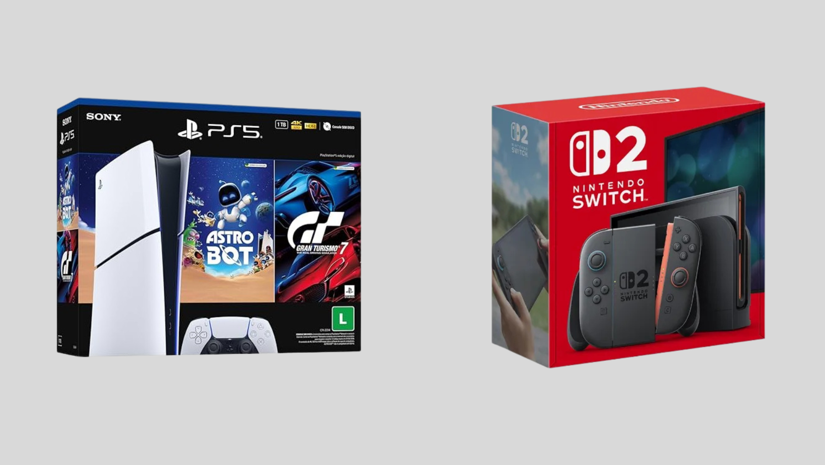 Promo gamer! PlayStation 5 e Nintendo Switch 2 com até 31%OFF