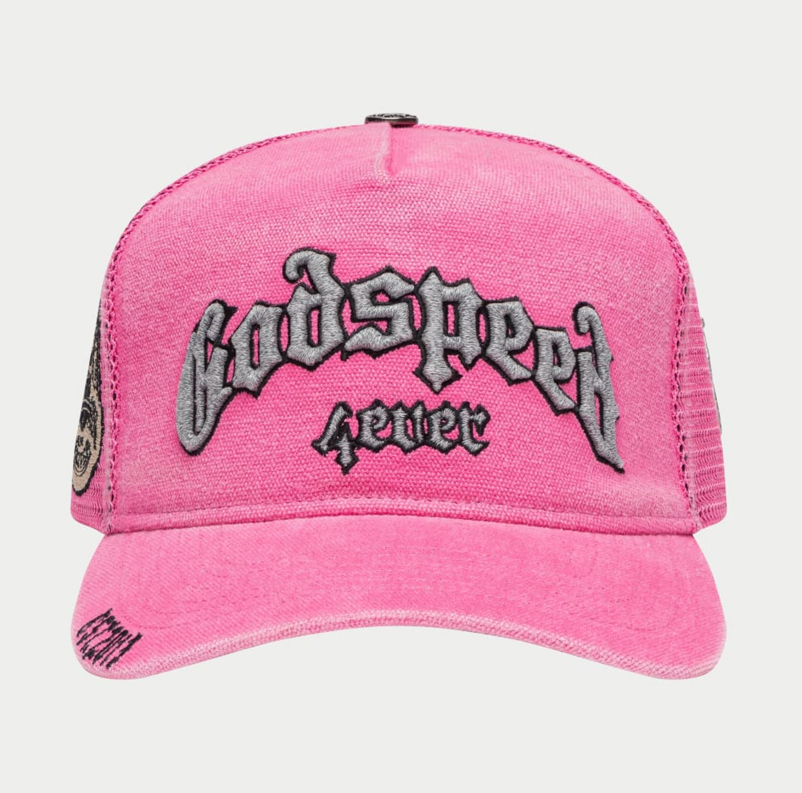 God Speed Forever Pink Trucker Hat (Fuchsia Washed) – CAP USA NYC