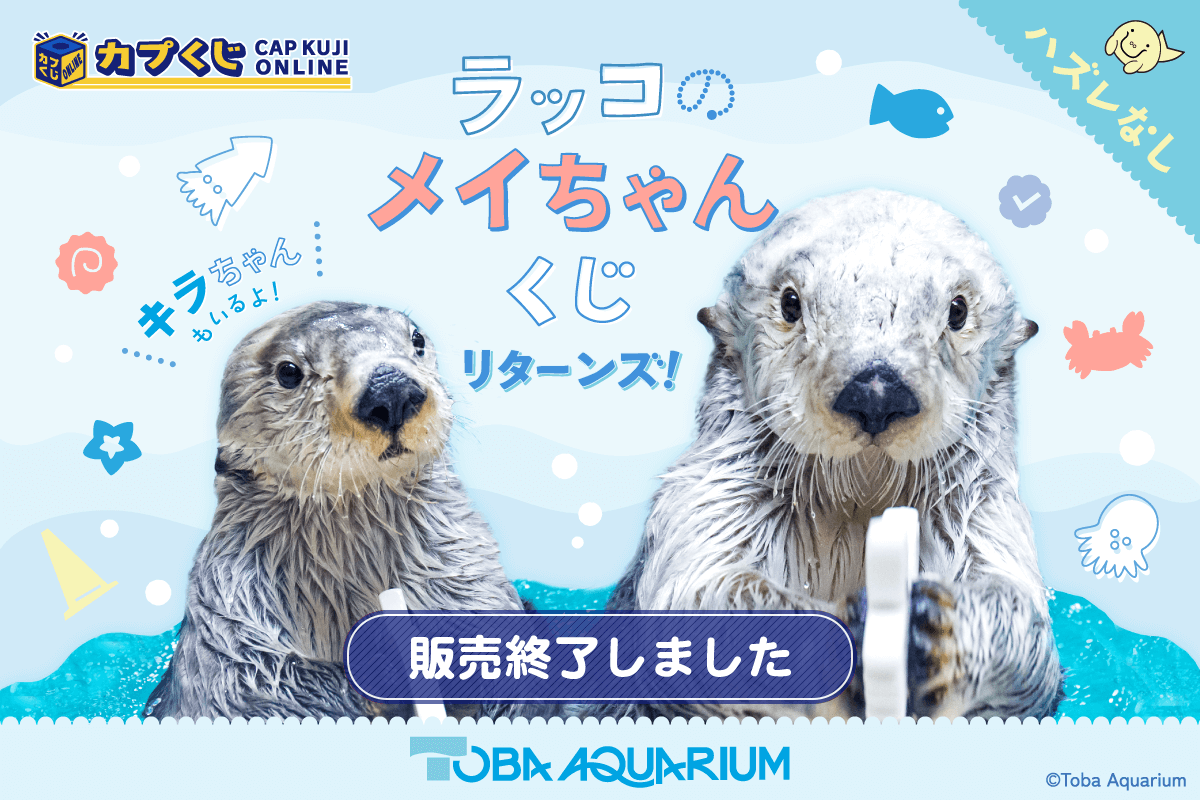 カプくじ×鳥羽水族館 ラッコのメイちゃんくじ リターンズ！ | カプくじ