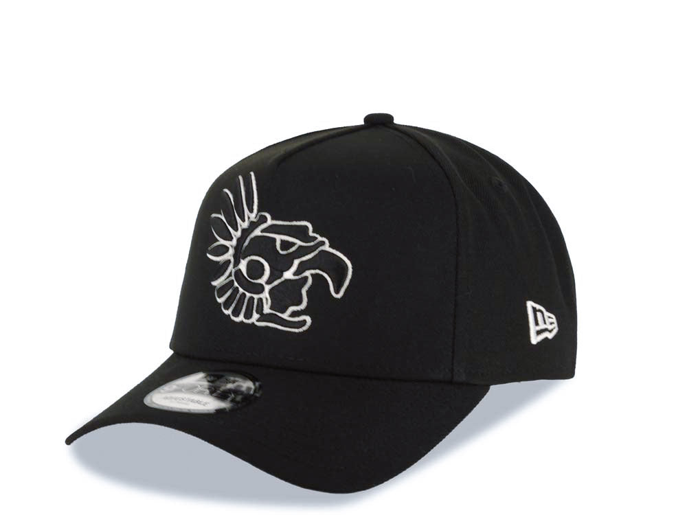 Mexico Aztec New Era 9FORTY 940 Adjustable A-Frame Cap Hat Black