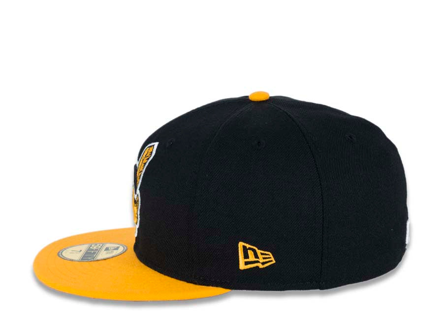 Cleveland Indians New Era MLB 59FIFTY 5950 Fitted Cap Hat Black