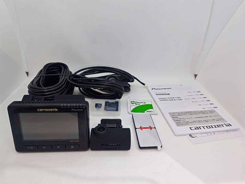 実機レビューと評価「VREC-DZ410D」パイオニアのスタンダード2カメラ