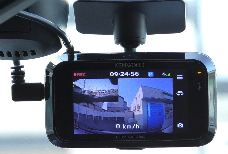 実機レビュー 「DRV-MR760/MP760」ケンウッドの人気2カメラドラレコの評価
