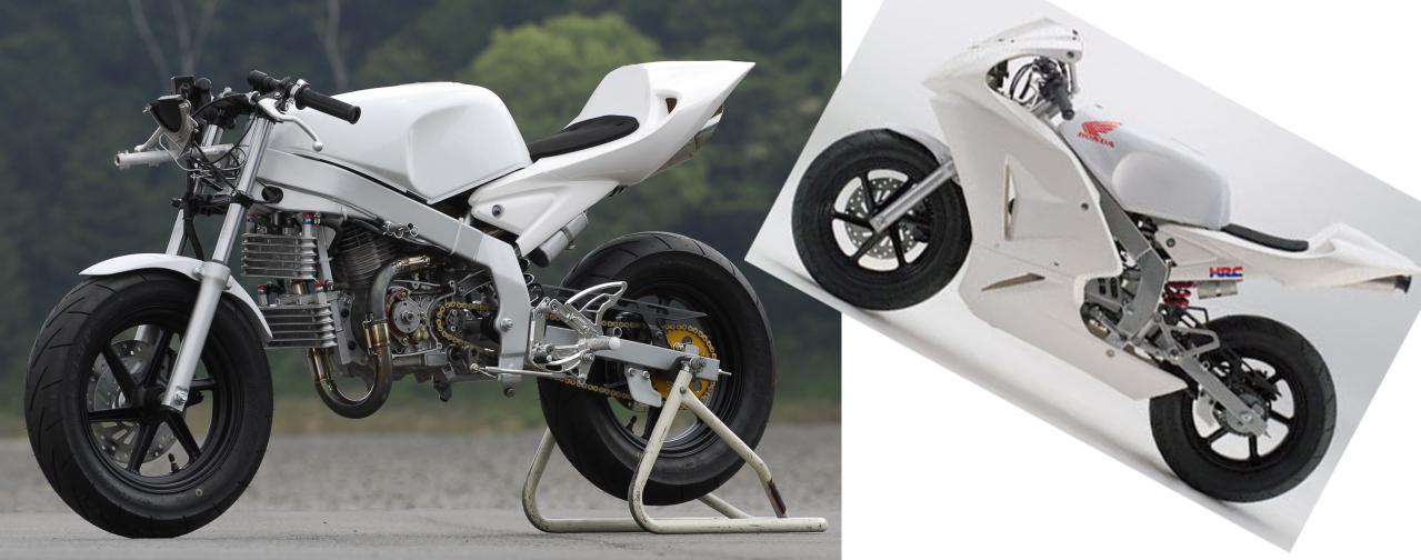 4ストだけど軽い、速い！ NSR50の後継ミニレーサー「ホンダ NSF100