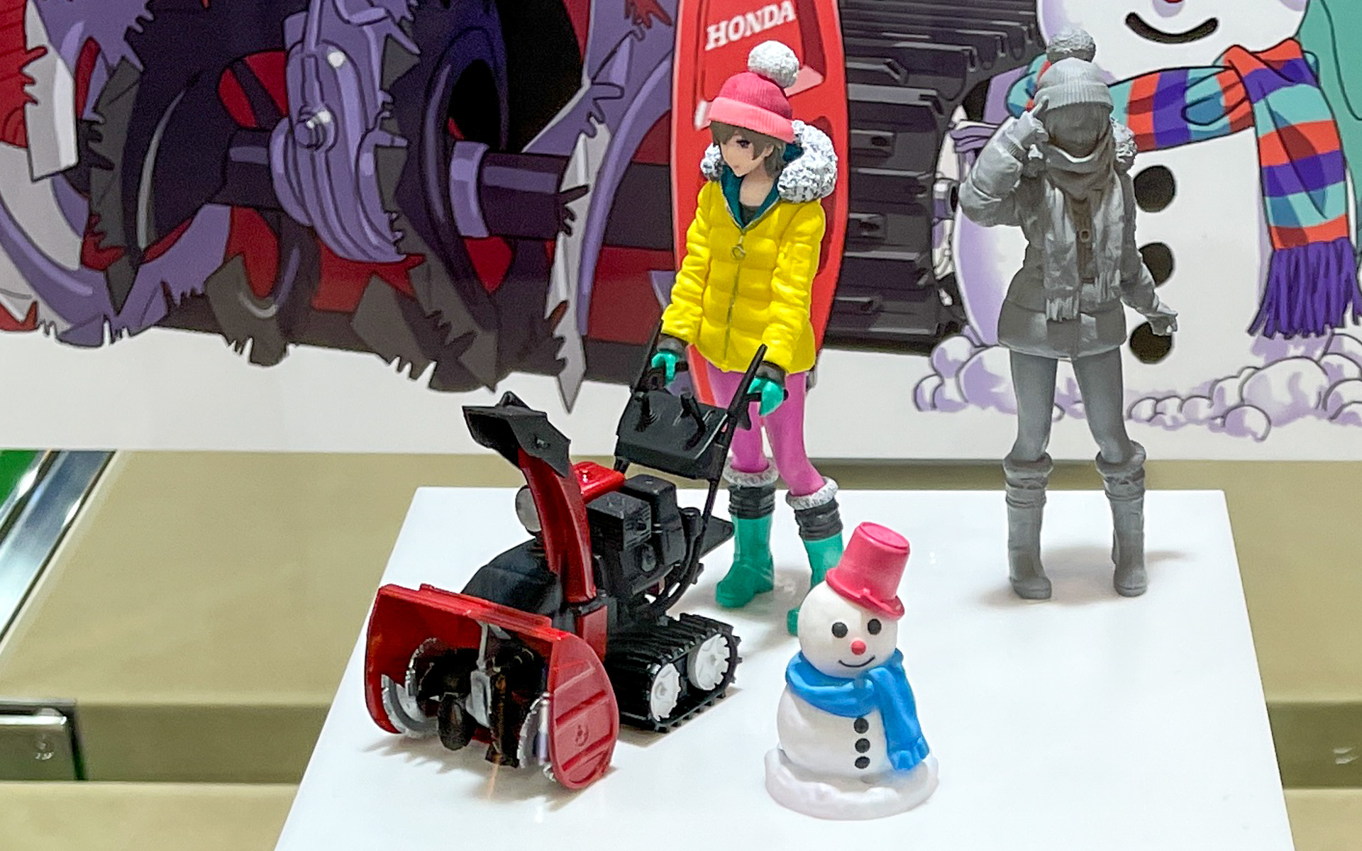 マックスファクトリー、ホンダの除雪機を再現した「みのり with 除雪機