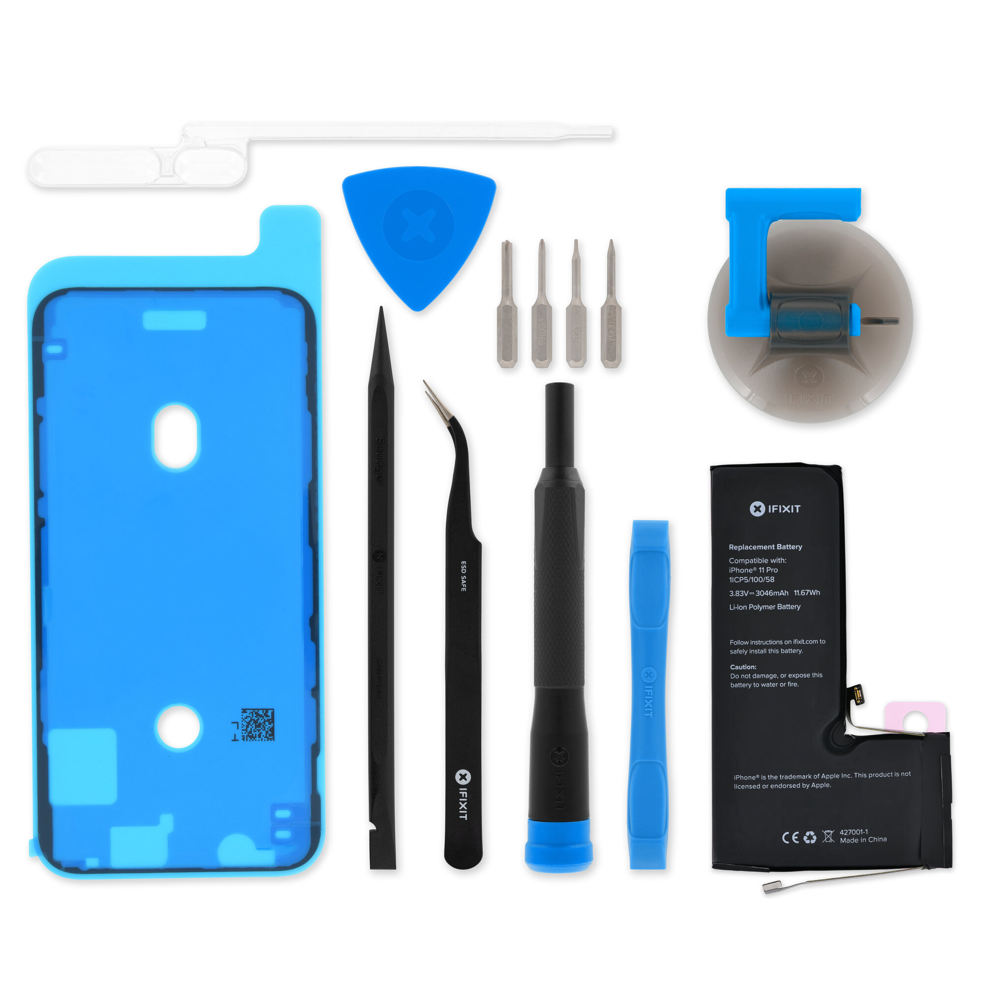 iPhone 11 Pro Screen: LCD/OLED + Digitizer Repair Part, Kit