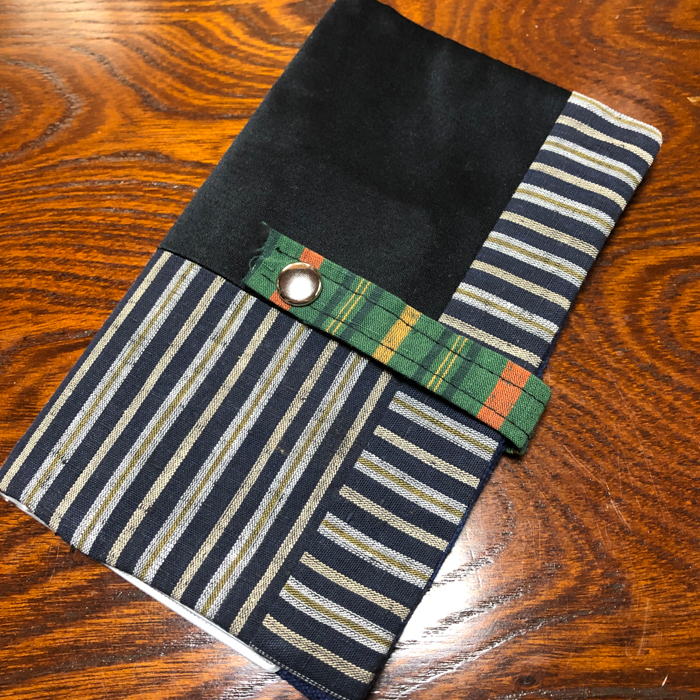 着物リメイク 会津木綿カードケースカバー | 着物リメイク | クラフト