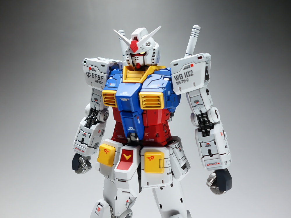 全塗装【プレミアムプラス完成品】バンダイ RG 1/144 RX-78-2 ガンダム