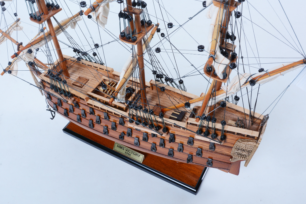 帆船模型 完成品 木製 HMS ヴィクトリー号 HMS Victory モデルシップ