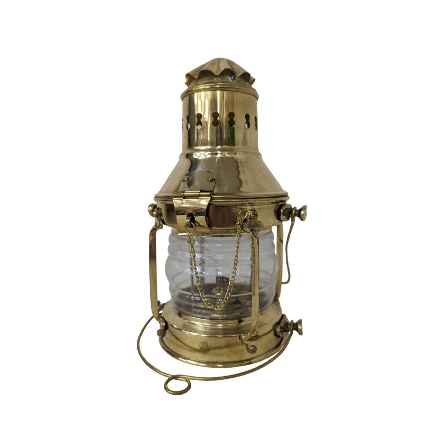 真鍮製 オイルランタン アンティーク仕上げ ブラス製 キャンプ