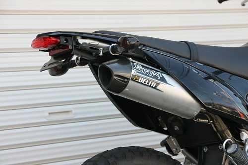 DELTA（デルタ）バレル4Sマフラー（政府認定品）KLX125/Dﾄﾗｯｶｰ125