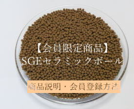 PDFファイル資料を請求】SGE天降石セラミックボール 1kg～バラ販売解禁
