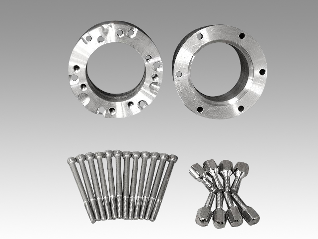 ジャイロ用クロスアルミホイール引っ張りタイヤ＆スペーサー70mm