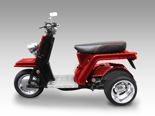 ジャイロ用クロスアルミホイール引っ張りタイヤ＆スペーサー100mm