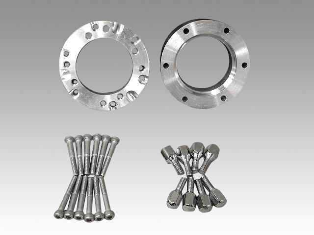 ジャイロ用ツートンアルミホイール扁平タイヤ＆スペーサー40mmセット