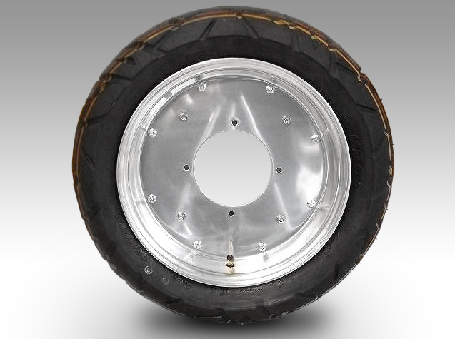 ジャイロキャノピー用フロントアルミホイール・ロードパターン品番180