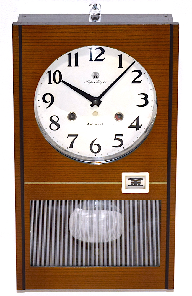愛知時計 Super Eight 30DAY 曜日表示付 昭和30年代後半頃【W351