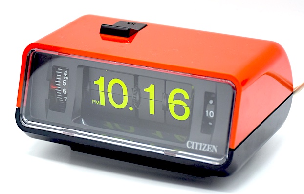 CITIZEN デジタル電気時計『ハイリーフ・カーチス』外箱付 昭和40年代