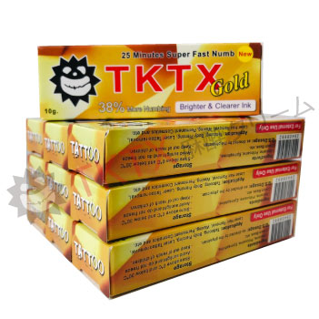 TKTX 皮膚表面麻酔クリーム 38% ゴールド 10本セット | TKTX 麻酔