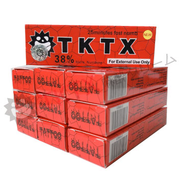 TKTX 皮膚表面麻酔クリーム レッド 38% 10本セット | TKTX 麻酔