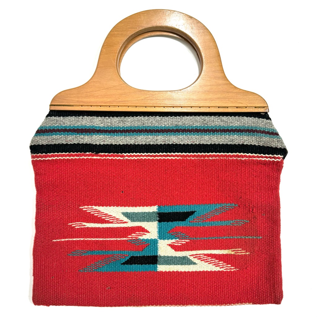 40s WOOD HANDLE CHIMAYO BAG. | 古着屋【True vintage】ヴィンテージ