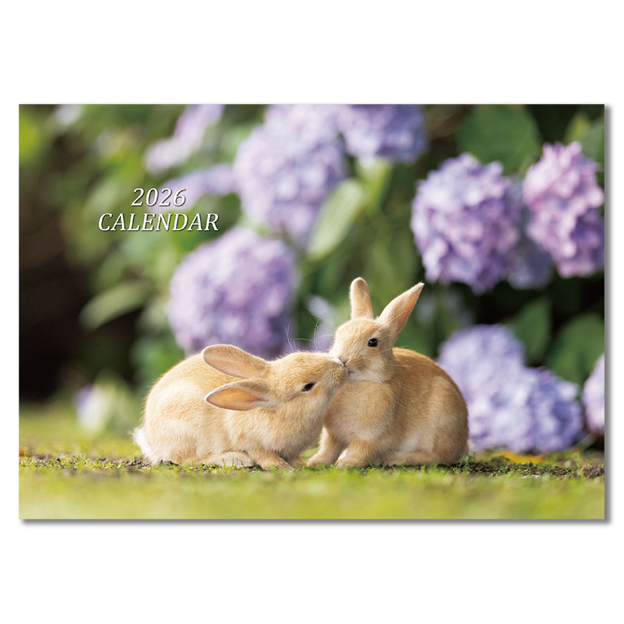 2026年 大久野島うさぎカレンダー | utaのデジタル工房