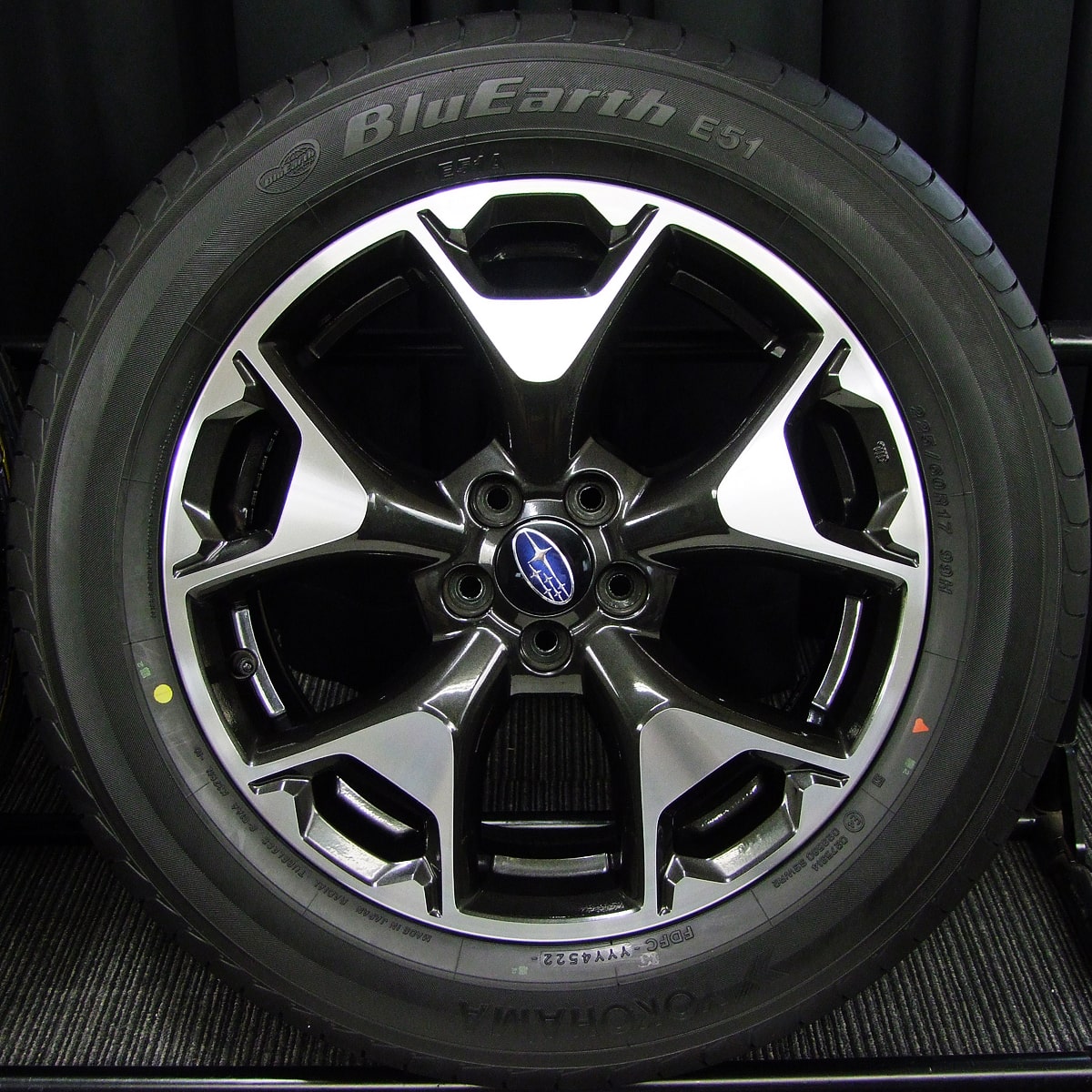 スバルXV純正225⁄60R17 純正アルミホイール4本セット スバル XV