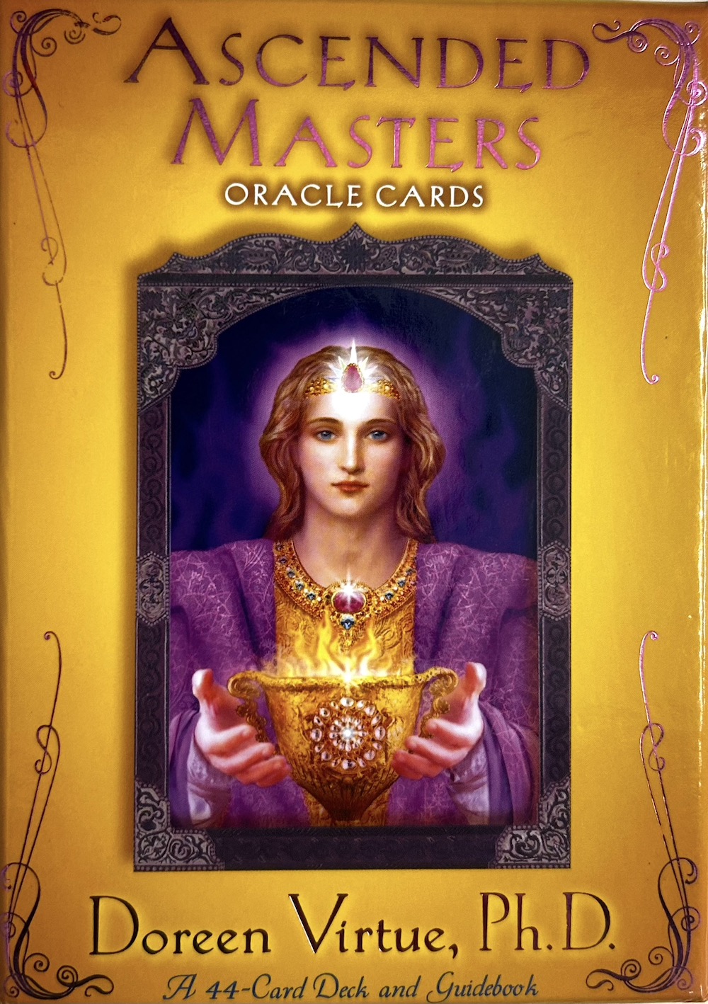 アセンデッドマスターオラクルカード 日本語解説書付き〈旧版〉(金縁