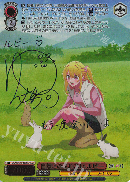 SSP 自然とのふれあい ルビー(サイン入り) 販売 | 【推しの子】Vol.2