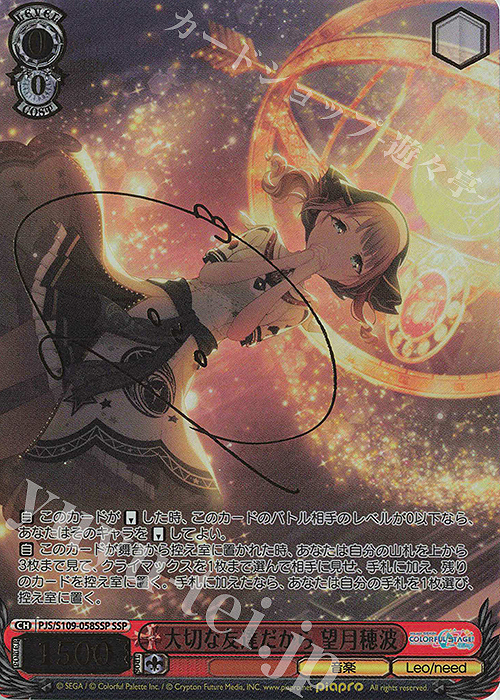 SSP 大切な友達だから 望月穂波(サイン入り) 買取 | プロジェクト